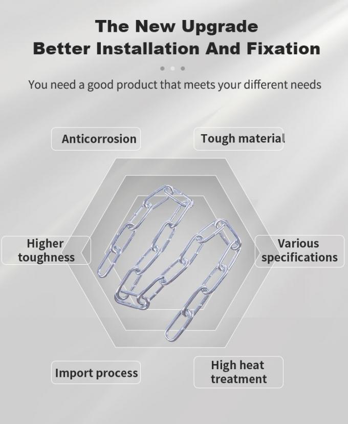 7 мм горячее продажа спортивного оборудования цепь железный оцинкованный цепь 2