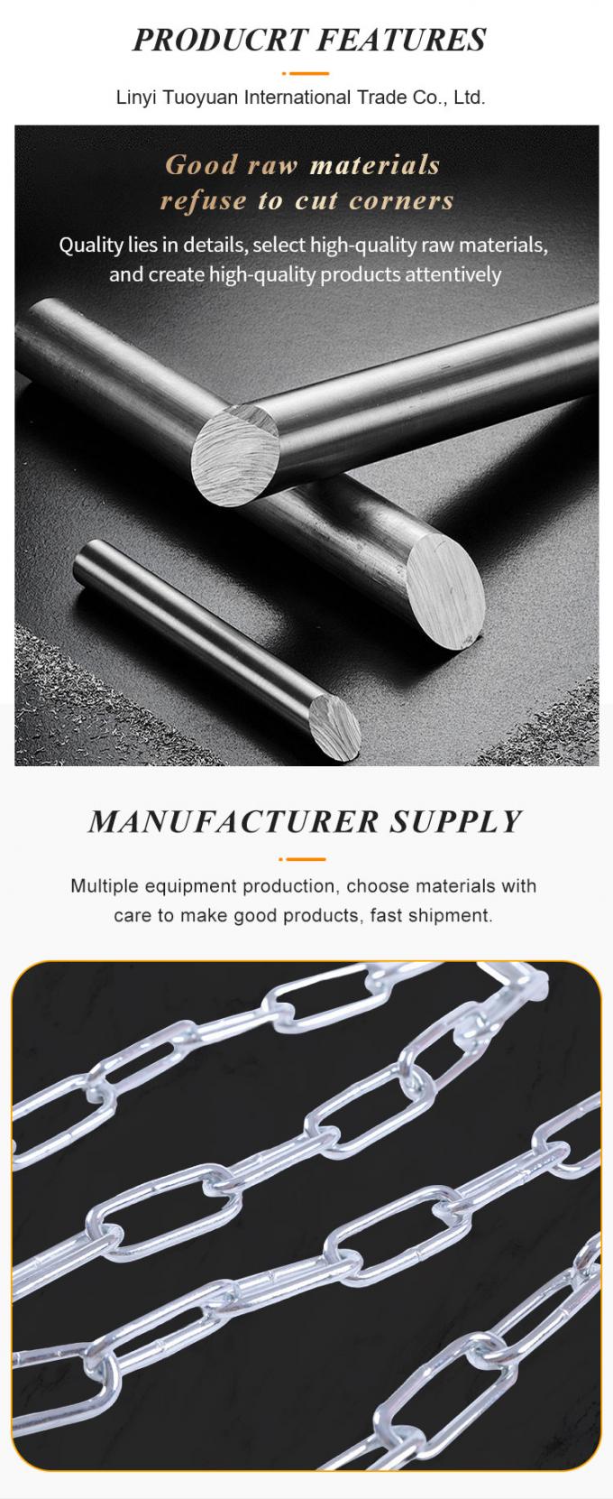 7 мм горячее продажа спортивного оборудования цепь железный оцинкованный цепь 3