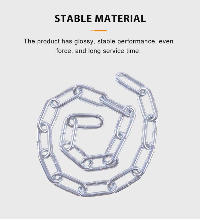 7 мм горячее продажа спортивного оборудования цепь железный оцинкованный цепь 6