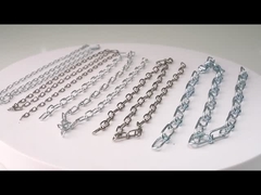 Сцинкованные цепочки стальных звеньев по стандарту DIN766 763 764