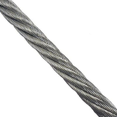 Нелегированный 6X36WS FC 1/16'' 3/32' 1/8' 5/32' стальной проволока для подъема оцинкованная