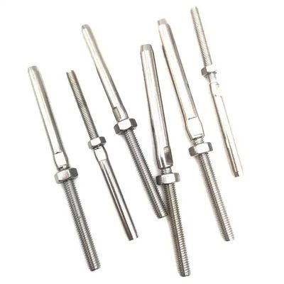 Нержавеющая сталь 316 проволочная веревка Swage Stud Терминал тяжелой службы с орехом