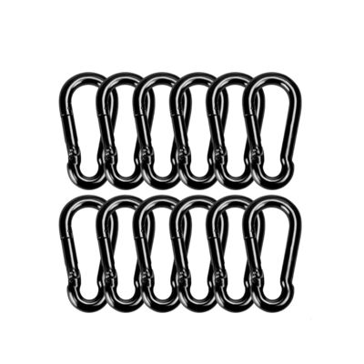 OEM Черный оксид Окончание Углеродистая сталь Snap Hook Carabiner настраиваемая для B2B