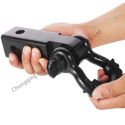 Электролитическая обработка Тяжелая работа G209 Винтовой шнурки Bow Shackle Steel 3/4 дюйма для буксировки