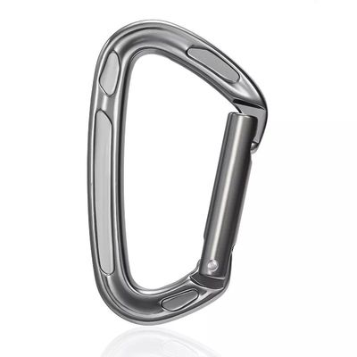 Хорошая цена. OEM Heavy Duty 23KN Snap Hook D Shape 7075 Алюминиевый карабинерный клип для восхождения онлайн