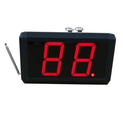 300-500м дальность действия ABS Пластиковый 2-значный дисплей Беспроводная колокольня с кнопкой управления