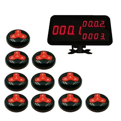 Кафе ABS Пластиковый Беспроводной Официант Звонок Звонок для системы обслуживания счетов