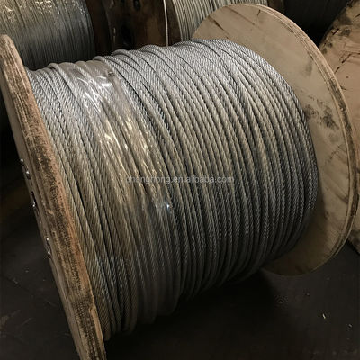 3 мм 4 мм 5 мм 6 мм стальные кабельные веревки 6x19 FC оцинкованные стальные проволочные веревки для подъемной толерантности ± 1% Сертификат ISO9001/ISO14001