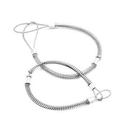 Хорошая цена. 26 дюймовый кабель длина петля к петле оцинкованный WhipCheck кабель безопасности для 1/6 дюймового шланга OEM принято онлайн