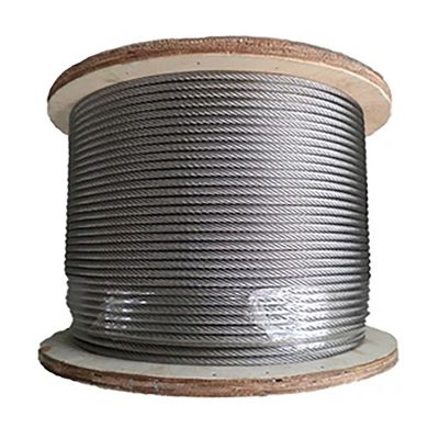 Хорошая цена. 15 мм стальной проволока веревка 8x26 Левая рука Обычный слой 2160N/мм2 Оцинкованный сжатый S min.196 2 кН для подъема Толерантность прочие онлайн