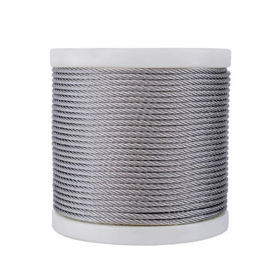 Хорошая цена. 6X12 7FC/6X24 FC / 6X19 FC / 6X37 FC Стержная веревка из нержавеющей стали для винтовки Прочность 1570-1960 МПа Процессионная служба Прочие онлайн