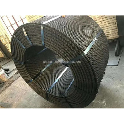 12.7mm SWRH77B SWRH82B Высокопрочные предварительные натяжные бетонные сцепленные PT кабели