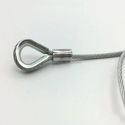 Купить 7x7 / 7x19 / 1x19 Проводная веревка 3,2 мм предварительно растянутый оцинкованный воздушный кабель для вешалки провод / осветительный кабель Толерантность другие online manufacture