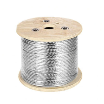 AiSi Standard 6*19 Гальванизированный хостинг стального проволочного каната Подъемный стальной кабель для универсальных приложений