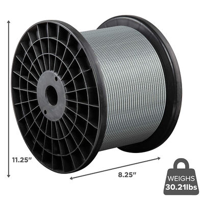 Хорошая цена. Стальные кабельные перила 300ft T316 Cable из нержавеющей стали 1/8 