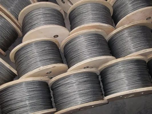 12 мм стальной кабельной веревки 6x24 7FC Строительство для изготовления веревок проволока 1000 мтрс оцинкованная сталь