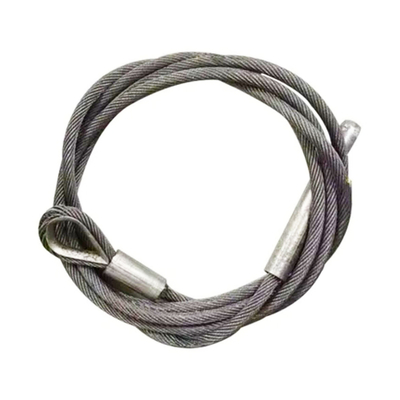 Хорошая цена. 6X36WS-IWRC Core GSWR Galvanized Steel Wire Rope Lifting Sling with Thimble on Both Ends онлайн