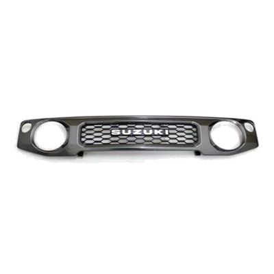 Хорошая цена. 2018-2021 SUZUKI Jimny 4x4 Offroad Части Chrocal Grey Grille Mesh Grill с буквами онлайн