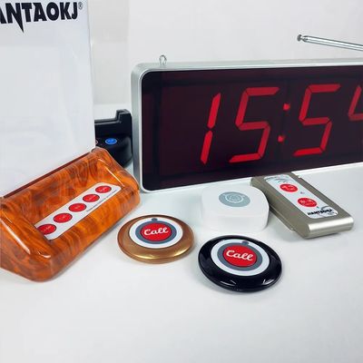 Хорошая цена. Дальний беспроводный ресторан больница Пациент пейджер кнопки вызова дисплейный приемник клиника дом престарелых система вызова онлайн