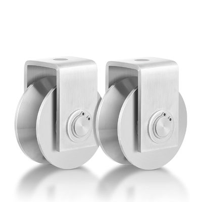 В-рулевые катушки Сдвижные двери Роликовые двойные подшипники Колесо для сдвижных дверей