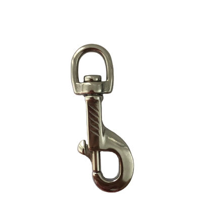 Хорошая цена. Тяжелый вращающийся зажим Snap Hook для собак призыв тренировочный ремень онлайн