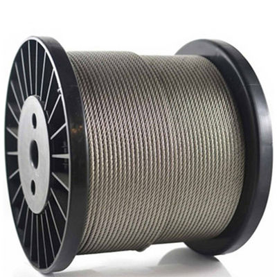 Хорошая цена. 6x19 IWRC проволока Строительство оцинкованные стальные кабельные веревки 1/8 