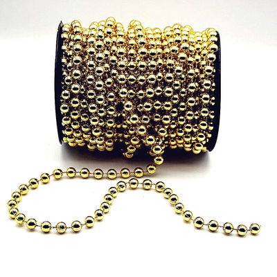 2.4мм на заказ цвета пластиковые шаровые цепочки полированная отделка для свадьбы DIY