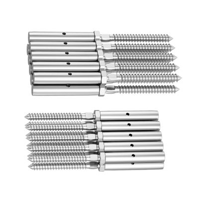 Хорошая цена. Натяжитель троса из нержавеющей стали 316 для перил палубы онлайн