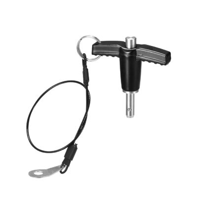 Хорошая цена. T ручка с быстровыпускаемым булавом с кнопкой нажатия для долговечного и безопасного блокирования шарика онлайн