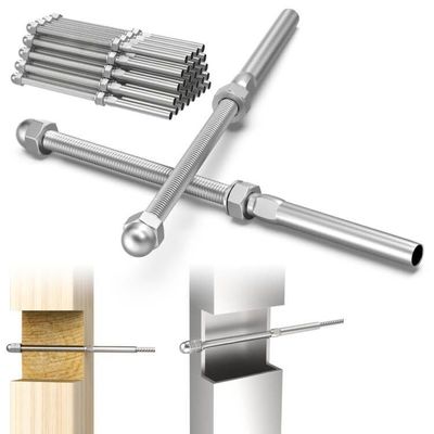 Хорошая цена. Морской обжимной штифт с высокой прочностью на растяжение и устойчивостью к усталости для систем тросовых ограждений онлайн