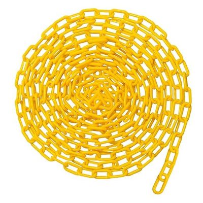 Хорошая цена. 50-футовая желтая пластиковая цепь для внутреннего и наружного использования с опциями длины 100 футов онлайн