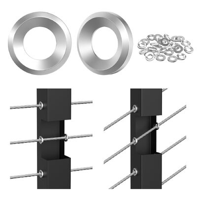 Хорошая цена. Клейкие рукава для кабельных перил для кабеля с проволокой длиной 1/8