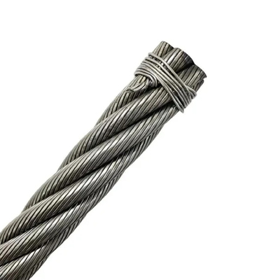 Хорошая цена. 6x19M-IWRC/FC/WSC Оцинкованный стальной трос для лифтов, яркий или оцинкованный, тяговый подъемный онлайн