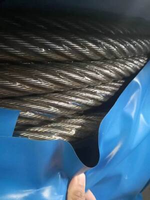 6x12 7FC проволока 8 мм оцинкованная стальная веревка для тяжелых условий